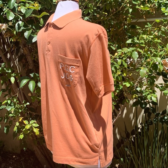 Papas Maniere de Heming Polo Shirt Orange Medium - Picture 9 of 12